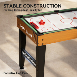 Soozier 53 in 5-in-1 Combo Multi Game Table with Foosball, Pool, Hockey, Table Tennis, Basketball for Adults