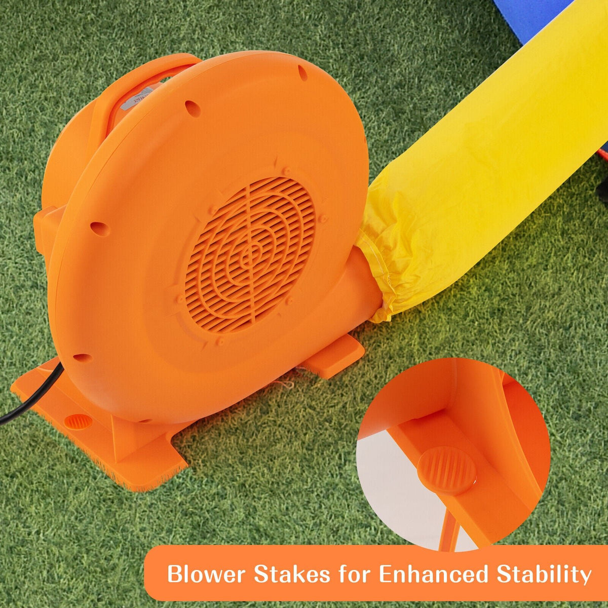 750W Air Blower (1.0HP) for Inflatables with 25 feet Wire and GFCI Plug view 2