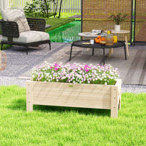 3.3 x 1.2 x 1.2 ft Garden Raised Bed Planter Grow Containers for Outdoor Patio Plant Flower Vegetable Pot – view 13