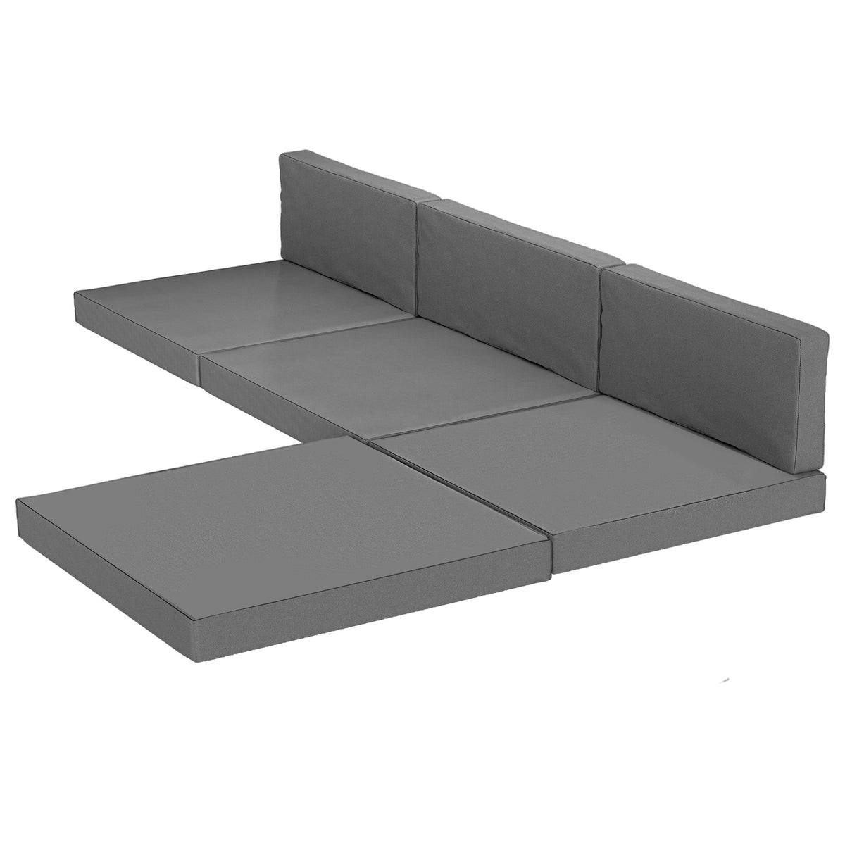 Patio Furniture Cushions Water-Repellent Outdoor Loveseat Cushion Removable Covers 23.6" x23.6", Cream – view 8