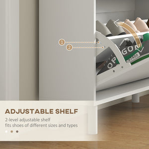 Shoe Storage with 3 Flip Drawers and Adjustable Shelves – view 18