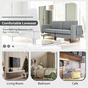 1/2/3/4-Seat Convertible Sectional Sofa with Reversible Ottoman-2-Seat view 9