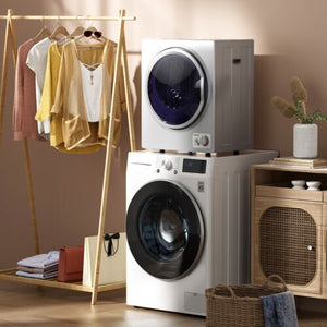 1.5 Cu.ft Clothes Dryer with with Stainless Steel Wall Mount-Silver view 2