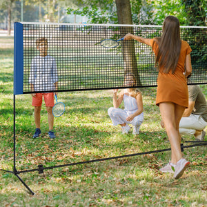 10/14 Feet Adjustable Badminton Net Stand with Portable Carry Bag-10 Feet view 3