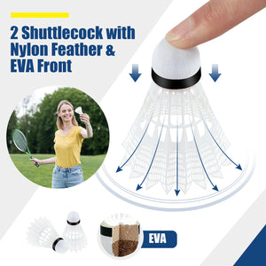 10/14 Feet Adjustable Badminton Net Stand with Portable Carry Bag-10 Feet view 5