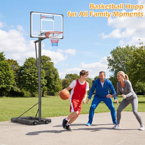 10 Feet Portable Basketball Hoop Outdoor for Adults view 3