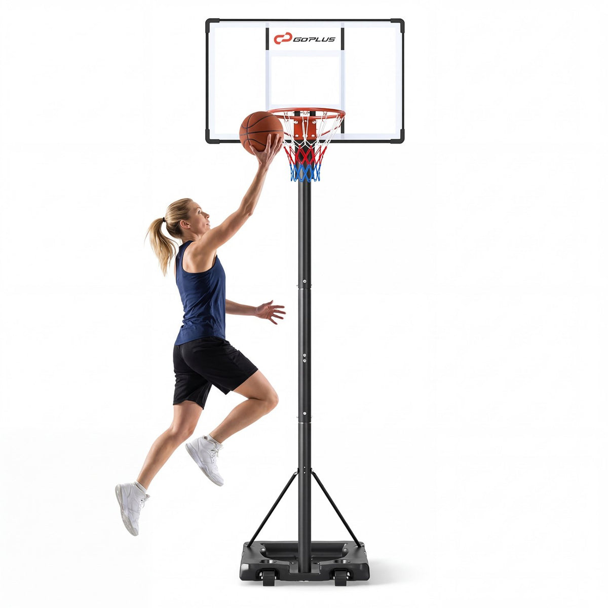 10 Feet Portable Basketball Hoop Outdoor for Adults view 4
