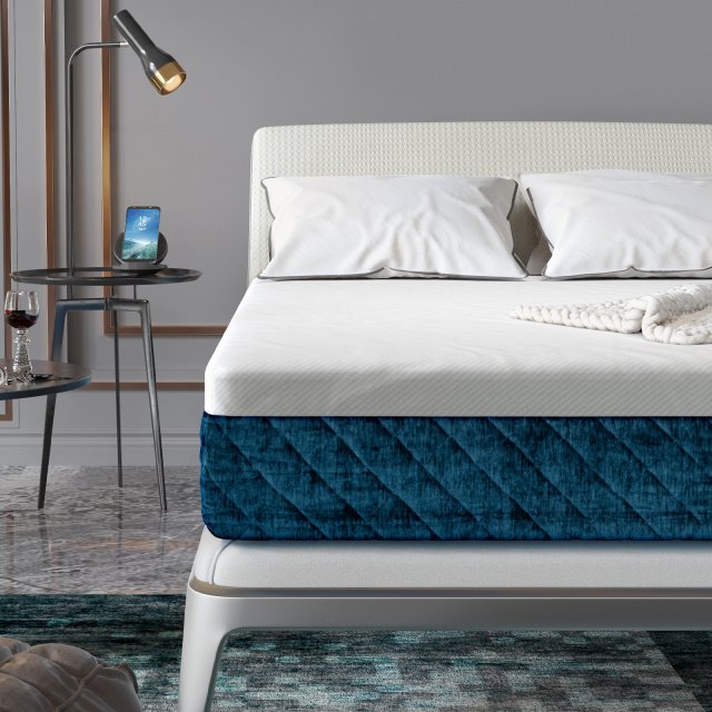 10 Inch Mattress with Jacquard Fabric Cover in a Box-Queen Size view 2