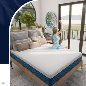 10 Inch Mattress with Jacquard Fabric Cover in a Box-Queen Size view 6