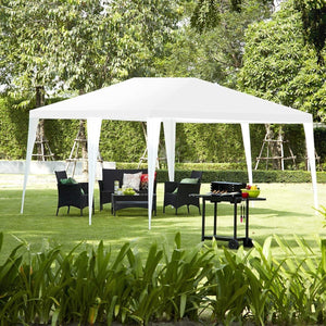 10 x 20 Feet 6 Sidewalls Canopy Tent with Carry Bag-White view 3