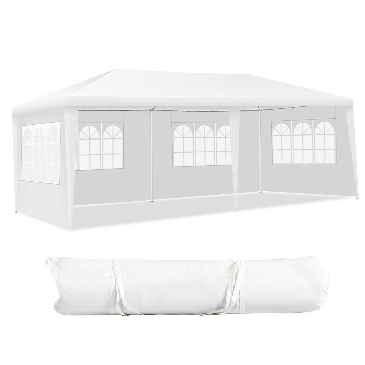 10 x 20 Feet Outdoor Party Wedding Canopy Tent with Removable Walls and Carry Bag view 8