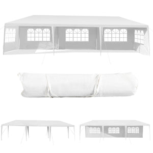 10 x 30 Feet Canopy Tent with 5 Removable Sidewalls for Party Wedding view 4