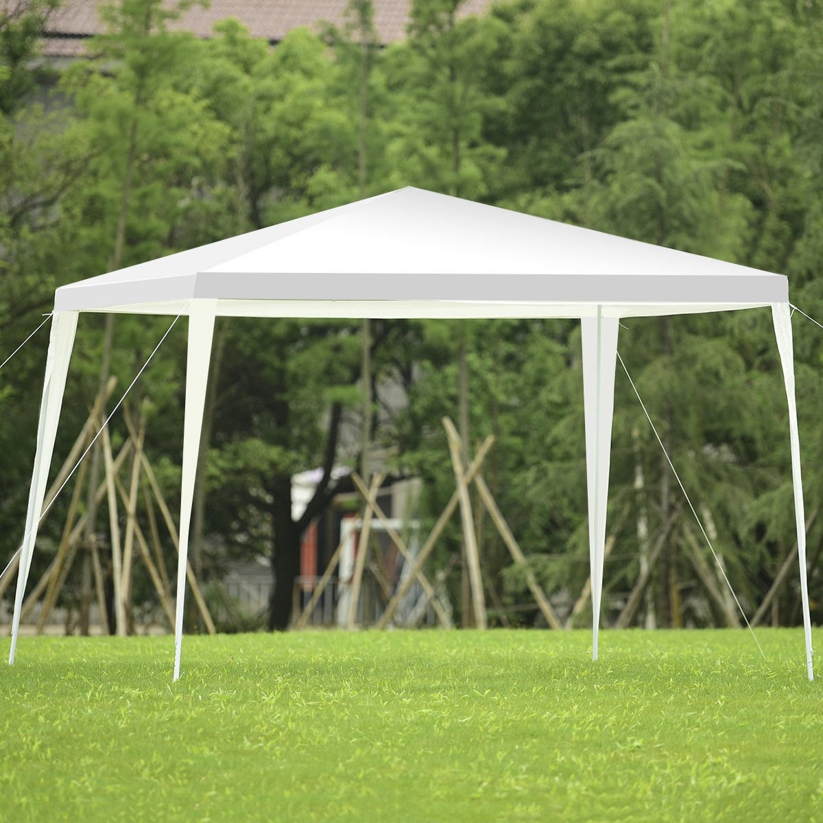 10 x 10 Feet Outdoor Wedding Canopy Tent for Backyard view 2