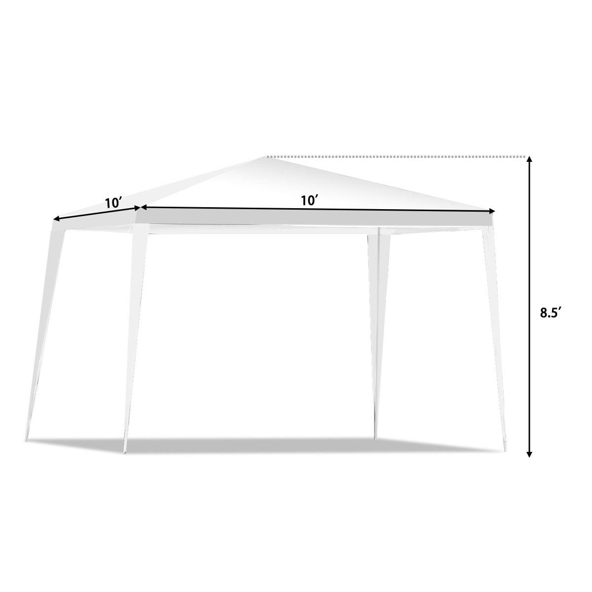 10 x 10 Feet Outdoor Wedding Canopy Tent for Backyard view 4