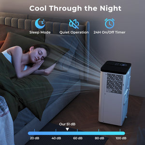 10000 BTU Portable Air Conditioner 3 in 1 Floor AC Unit Fan and Dehumidifier for Room view 7