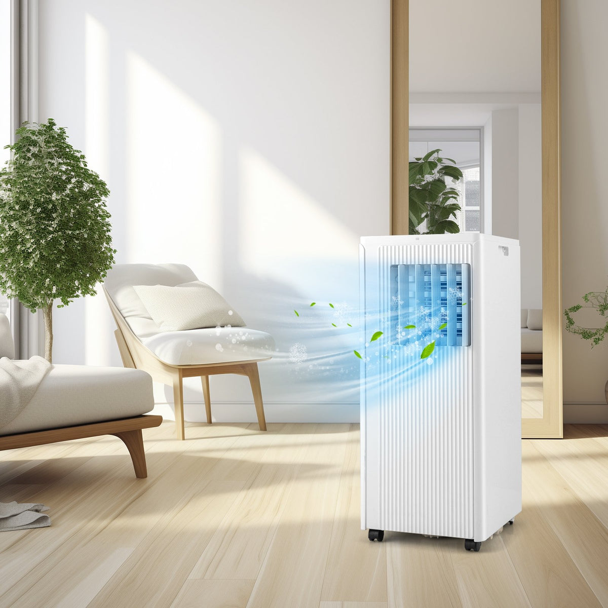 10000 BTU Portable Air Conditioner Cools up to 350 Sq wth 24H Timer view 2