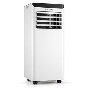 10000 BTU Portable Air Conditioner Cools with Dehumidifier and 24H Timer-Black