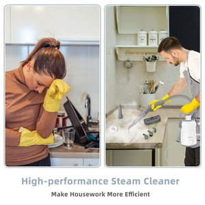 1000W Multifunction Portable Hand-held Steam Cleaner with 10 Accessories-Gray view 6