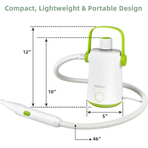 1000W Multifunction Portable Hand-held Steam Cleaner with 10 Accessories-Green view 4