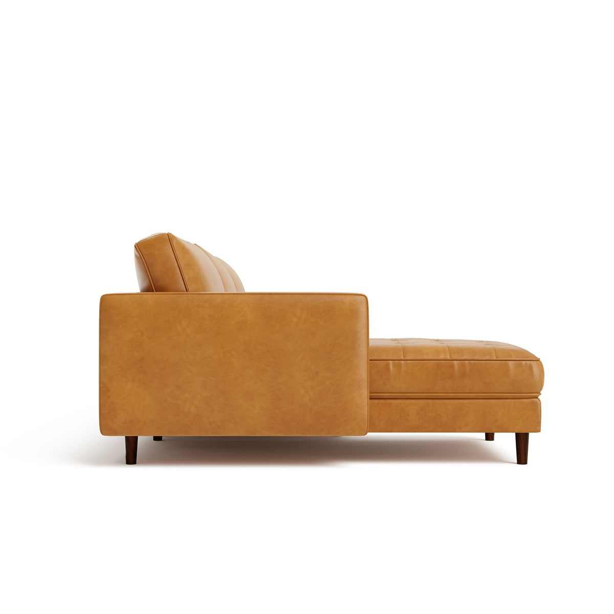 3-Seat L-Shaped Sectional Sofa Couch for Living Room-Brown view 9