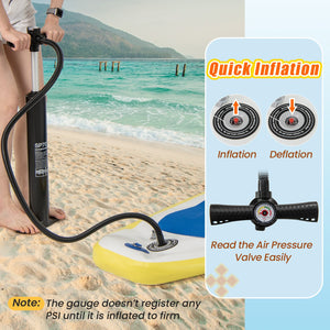11 Feet Premium SUP Inflatable Stand Up Paddle Board with Accessories for Youth Adults-L view 9
