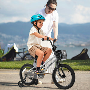 12/14/18 Inch Kids Bike Adjustable with Transparent Chain Cover for 3-8 Years Old-16 inches view 2