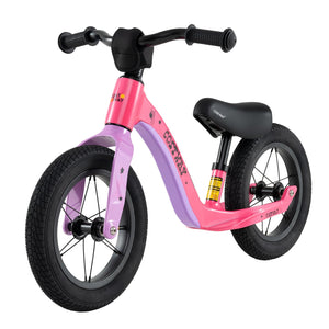 12-Inch Balance Bike with Adjustable Seat and Rotatable Handlebar for Over 36 Months Old-Pink view 3