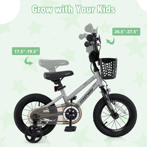 12 Inch Kids Bike Adjustable with Transparent Chain Cover for 3-4 Years Old view 9