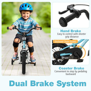 12-Inch Kids Bike for 3-4 Years Old Children Bicycle with Training Wheels view 5