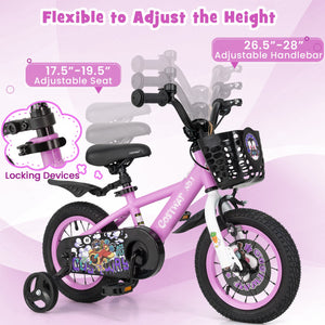 12 Inch Kids Bike for 3-4 Years Old Sport Bicycle with Adjustable Handlebar and Saddle-12 inches view 6