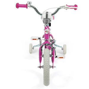 12 Inch Kids Bike for Aged 3-8 Years Old with Adjustable Handlebar Pink- Starlight Wave view 4