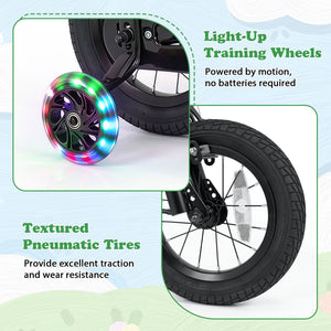 12 Inch Kids Bike Motorcycle-Inspired for Boy Girl Ages 3-4 Years-Black view 8