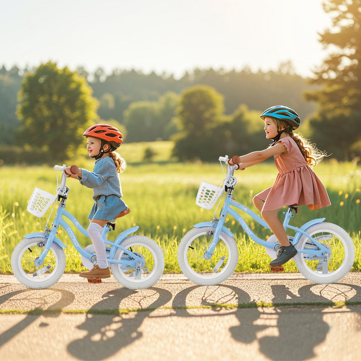 12 Inch Kids Bike with Adjustable Handlebar and Seat for 3-4 Year Old view 3