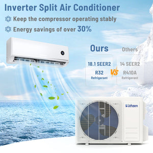 12000 BTU 18.1 SEER2 115V Mini Split Air Conditioner Works with Alexa view 7