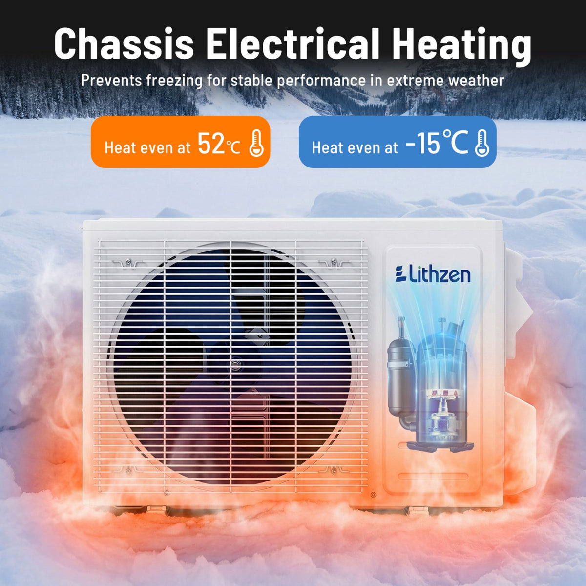 12000 BTU 18.1 SEER2 115V Mini Split Air Conditioner Works with Alexa view 9