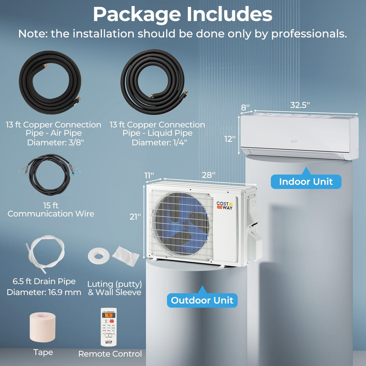 SEERXtreme Series ENERGY STAR Certified 12000 BTU 24 SEER2 115V Mini Split Heat Pump Heating at -25℃ view 3