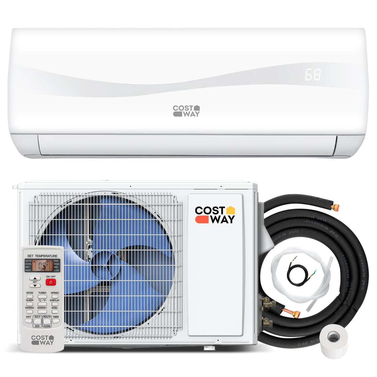 Blast Series 12000 BTU 20 SEER2 115V Ductless Mini Split Air Conditioner