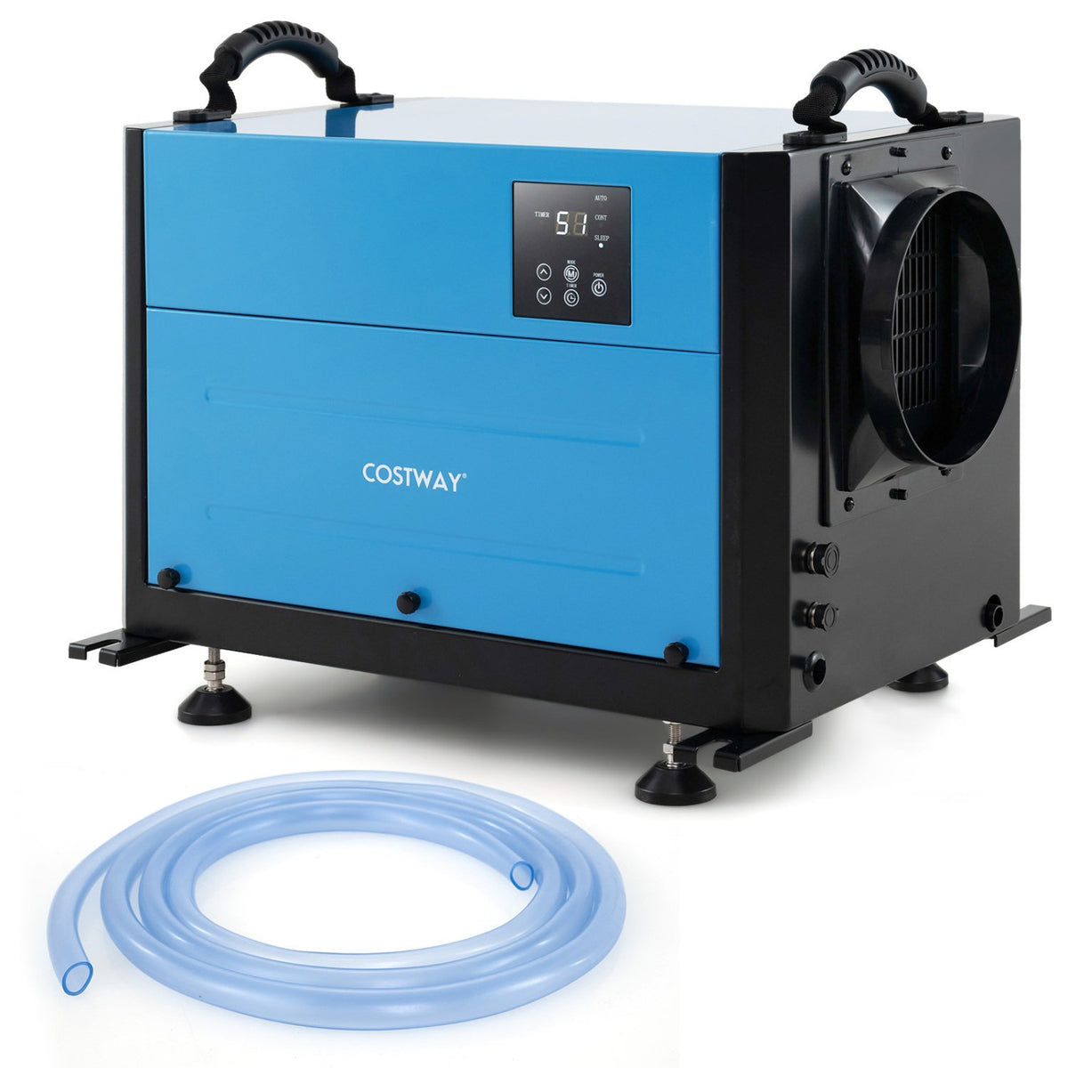 124 Pint Crawl Space Dehumidifier with 3 Modes and 24H Timer-Blue view 2