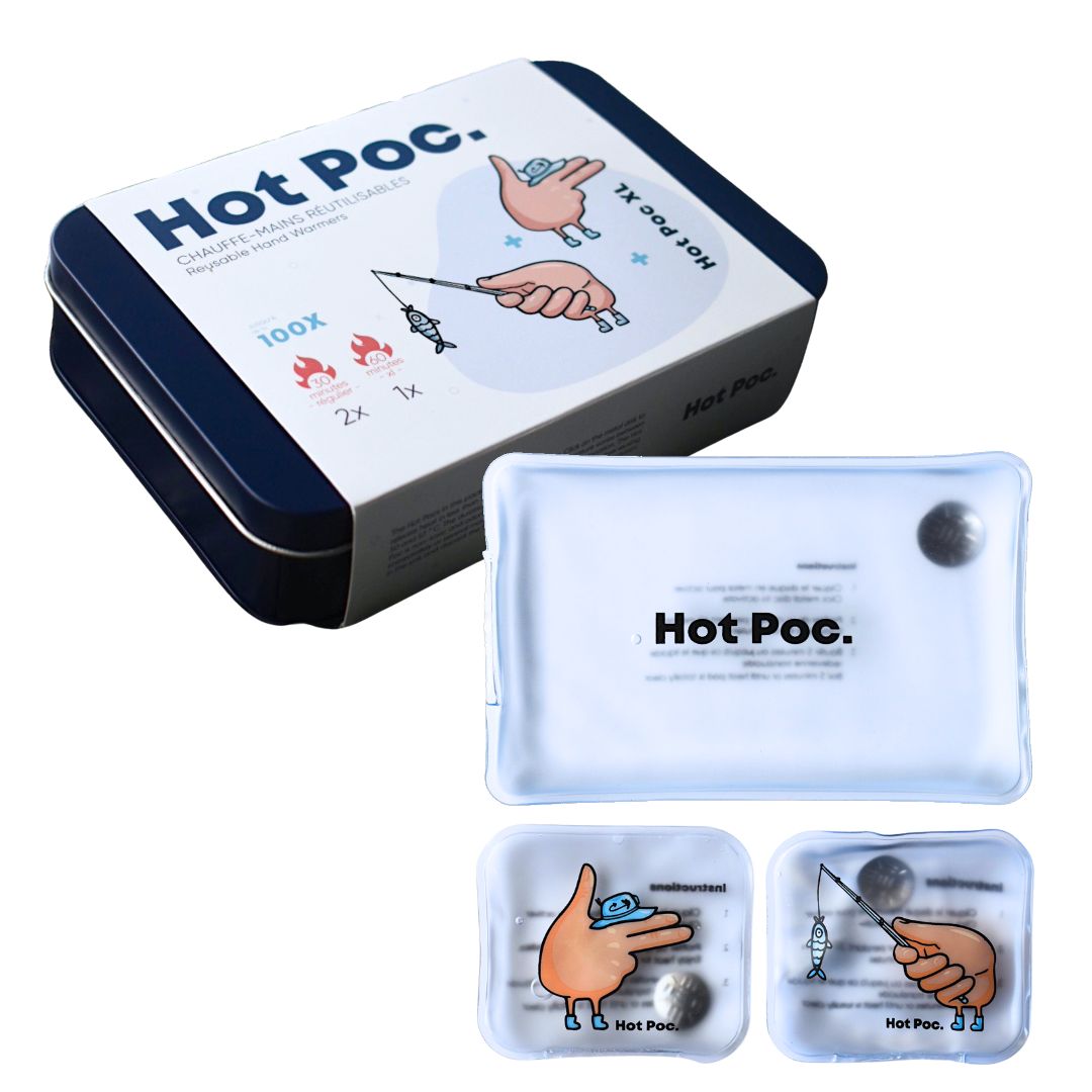 HotPoc Reusable Hand & Body Warmer Set, Skiing/Hiking or Hunting/Fishing