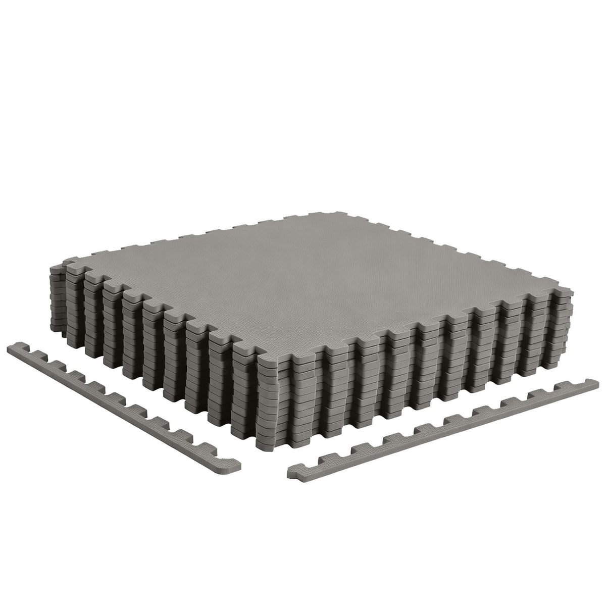 12 Pack Non-Slip Protective Interlocking EVA Foam Floor Tiles-Gray