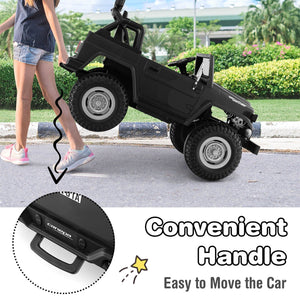 12V 2-Seat Licensed Kids Ride On Toyota FJ40 Car with 2.4G Remote Control-Black view 5