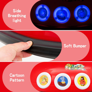 12V Electric Ride On Car with Remote Control and Flashing LED Lights-Red view 9