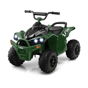 12V Kids Ride On ATV with High/Low Speed and Comfortable Seat-Army Green view 4