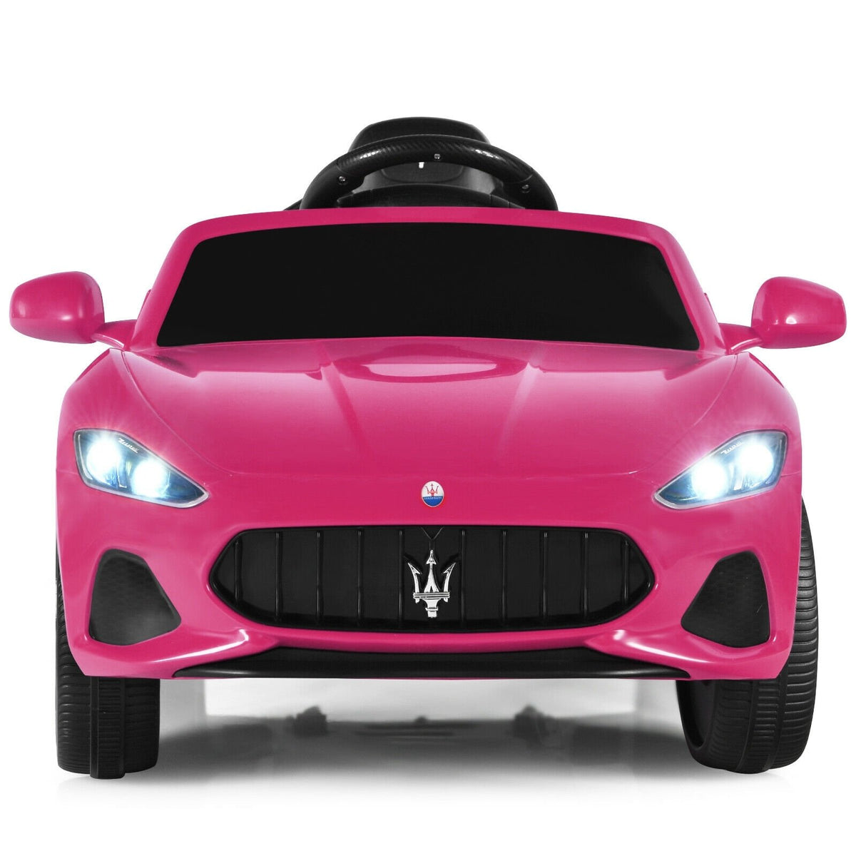 12V Kids Ride-On Car with Remote Control and Lights-Pink view 9