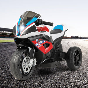 12V Licensed BMW Kids Motorcycle Ride-On Toy for 37-96 Months Old Kids-Red view 2