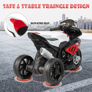 12V Licensed BMW Kids Motorcycle Ride-On Toy for 37-96 Months Old Kids-Red view 5