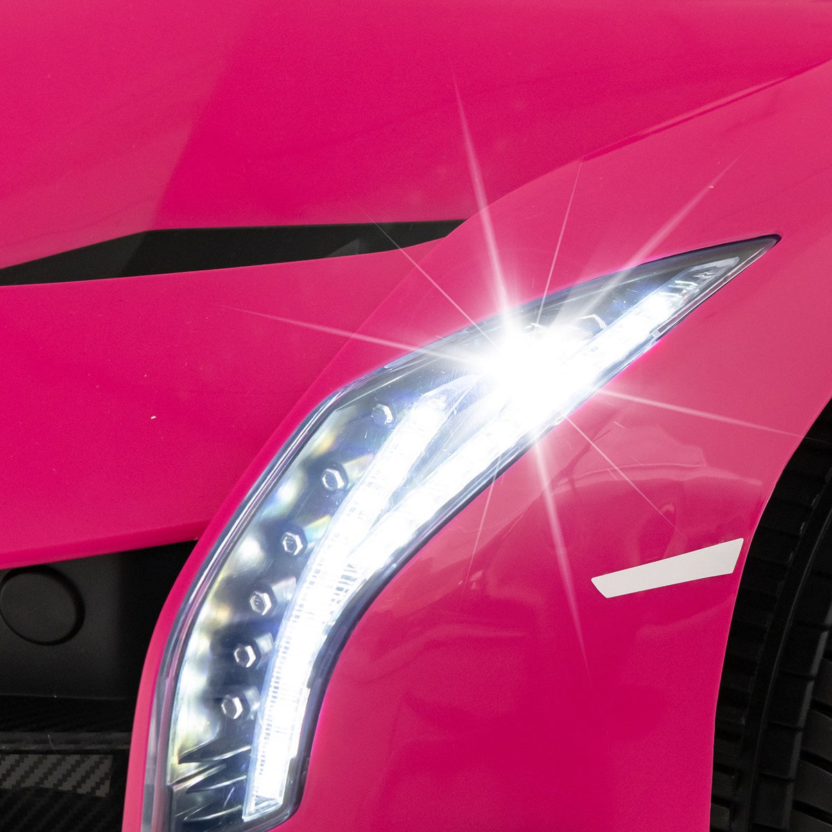 12V Licensed Lamborghini 4WD Kids Ride-on Sports Car with 2.4G Remote-Pink view 6
