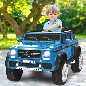 12V Licensed Mercedes-Benz Kids Ride On Car-Navy view 3