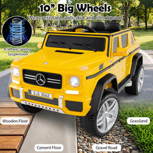 12V Licensed Mercedes-Benz Kids Ride-On Car-Yellow view 8