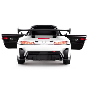 12V Kids Ride-On Car Mercedes-AMG GT3 Licensed with Adjustable Speed-White view 3